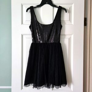 Sequin Black Party Dress